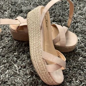 Lulus size 8.5 espadrille sandals